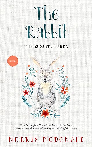 3D mockup of Cararra #5738 - Premade Children Book Cover | BookCoverZone
