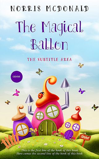 3D mockup of Botticelli #5747 - Premade Children Book Cover | BookCoverZone