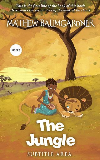 3D mockup of Tussock #5771 - Premade Children Book Cover | BookCoverZone