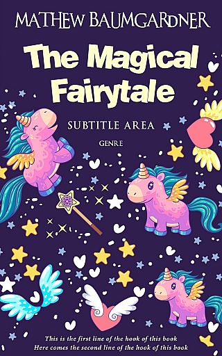 3D mockup of Grape #5777 - Premade Children Book Cover | BookCoverZone
