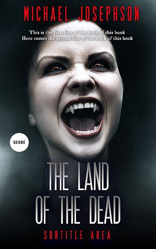 3D mockup of Cold Turkey #5825 - Premade Horror Book Cover | BookCoverZone