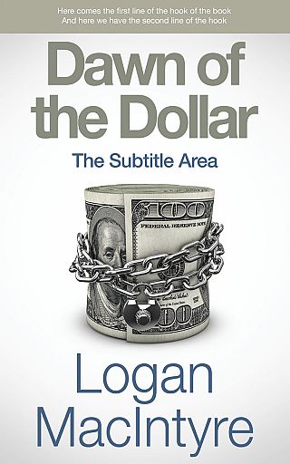 3D mockup of Quill Gray #6168 - Premade Business Book Cover | BookCoverZone