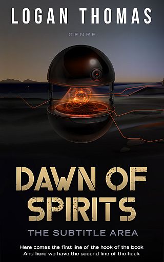 3D mockup of Thunder #6214 - Premade Science Fiction Book Cover | BookCoverZone