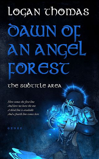 3D mockup of Ebony #6256 - Premade Fantasy Book Cover | BookCoverZone