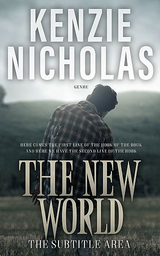 3D mockup of Cape Cod #6286 - Premade Horror Book Cover | BookCoverZone