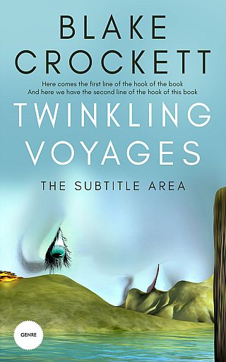 3D mockup of Half Baked #6303 - Premade Surreal Book Cover | BookCoverZone