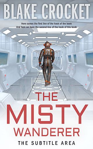 3D mockup of Ghost #6420 - Premade Science Fiction Book Cover | BookCoverZone