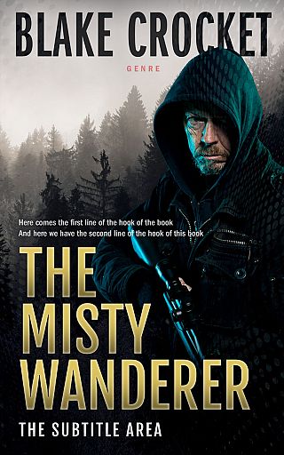 3D mockup of Woodsmoke #6461 - Premade Action & Adventure Book Cover | BookCoverZone