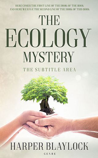 3D mockup of Satin Linen #6795 - Premade Environment & Ecology Book Cover | BookCoverZone