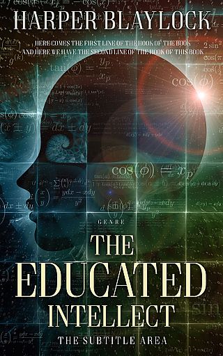 3D mockup of Heavy Metal #6801 - Premade Education Book Cover | BookCoverZone