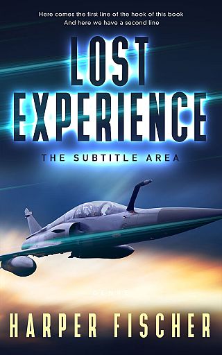 3D mockup of Stark White #7054 - Premade Action & Adventure Book Cover | BookCoverZone