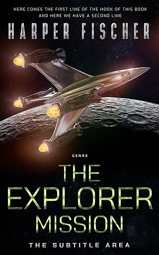 3D mockup of Cod Gray #7086 - Premade Science Fiction Book Cover | BookCoverZone