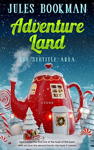 3D mockup of Nile Blue #7121 - Premade Children Book Cover | BookCoverZone