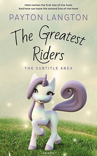 3D mockup of Moon Mist #7242 - Premade Children Book Cover | BookCoverZone