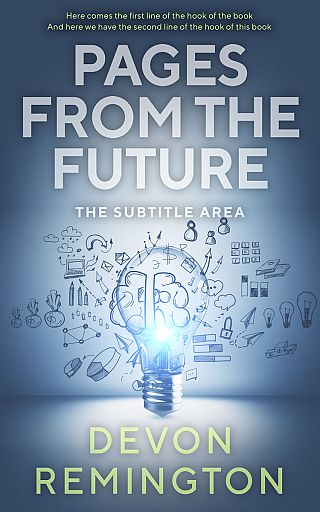 3D mockup of Blue Bayoux #7535 - Premade Business Book Cover | BookCoverZone