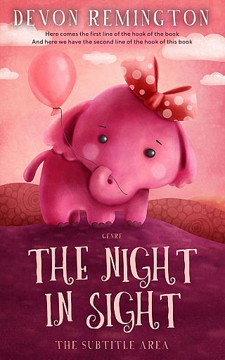 3D mockup of Stiletto #7542 - Premade Children Book Cover | BookCoverZone