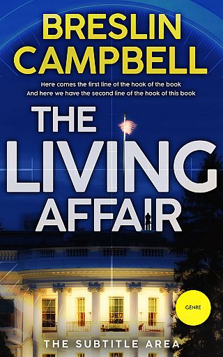3D mockup of Bunting #7879 - Premade Mystery & Thriller & Suspense Book Cover | BookCoverZone