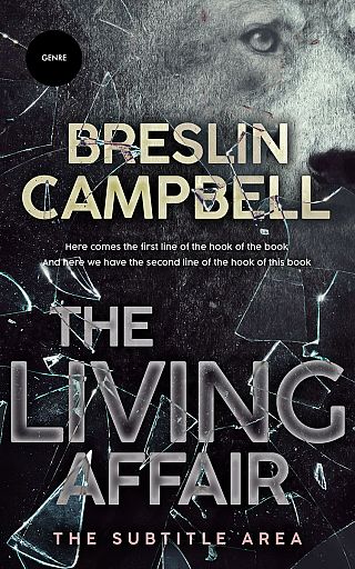 3D mockup of Mist Gray #7884 - Premade Mystery & Thriller & Suspense Book Cover | BookCoverZone
