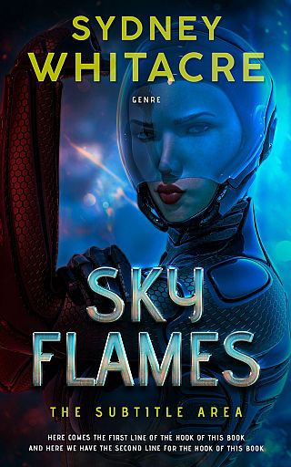 3D mockup of Vulcan #8037 - Premade Science Fiction Book Cover | BookCoverZone