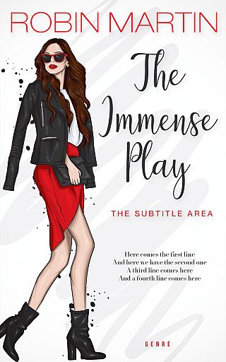 3D mockup of Dune #8801 - Premade Chick Lit Book Cover | BookCoverZone