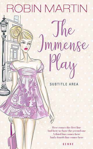 3D mockup of Merino #8820 - Premade Chick Lit Book Cover | BookCoverZone