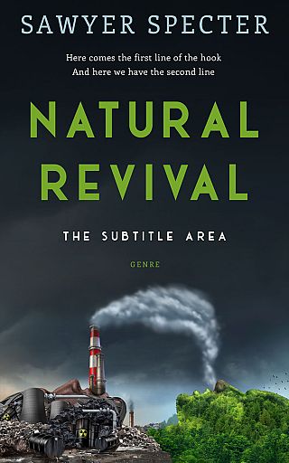 3D mockup of Outer Space #9219 - Premade Environment & Ecology Book Cover | BookCoverZone