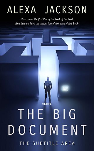 3D mockup of Big Stone #9277 - Premade Business Book Cover | BookCoverZone