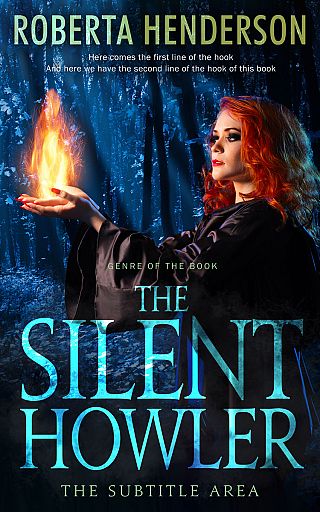 3D mockup of Ebony #9318 - Premade Paranormal & Urban Book Cover | BookCoverZone