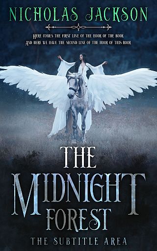 3D mockup of Mirage #9374 - Premade Fantasy Book Cover | BookCoverZone