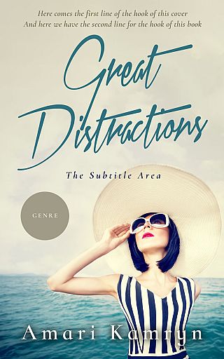 3D mockup of Satin Linen #9519 - Premade Chick Lit Book Cover | BookCoverZone