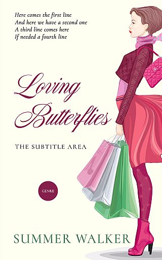 3D mockup of Merino #10186 - Premade Chick Lit Book Cover | BookCoverZone