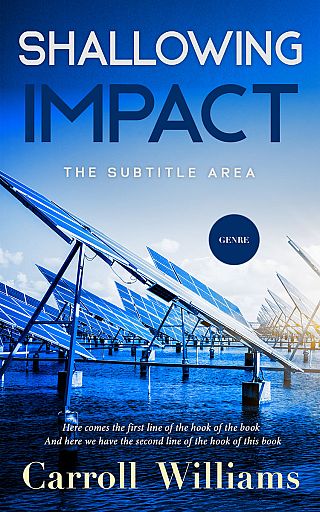 3D mockup of Tory Blue #10270 - Premade Environment & Ecology Book Cover | BookCoverZone