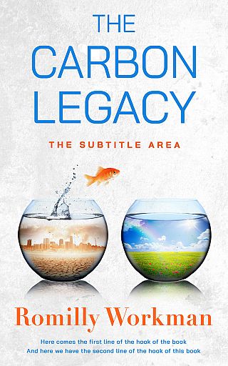 3D mockup of Desert Storm #10282 - Premade Environment & Ecology Book Cover | BookCoverZone