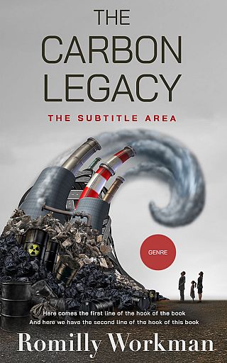 3D mockup of Silver #10284 - Premade Environment & Ecology Book Cover | BookCoverZone