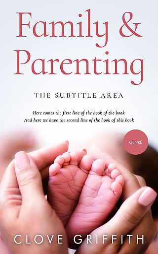 3D mockup of Soft Peach #10298 - Premade Family & Parenting Book Cover | BookCoverZone