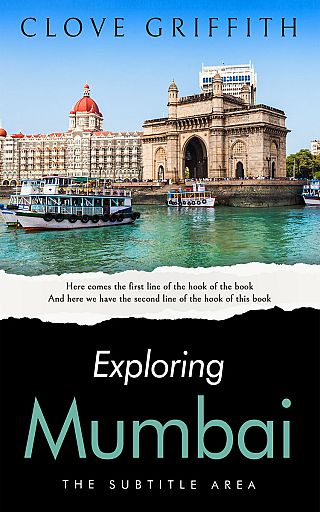 3D mockup of Iron #10338 - Premade Travel Book Cover | BookCoverZone