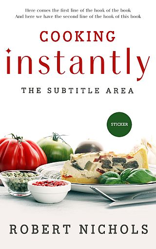 3D mockup of Tom Thumb #10440 - Premade Cookbooks & Food & Wine Book Cover | BookCoverZone