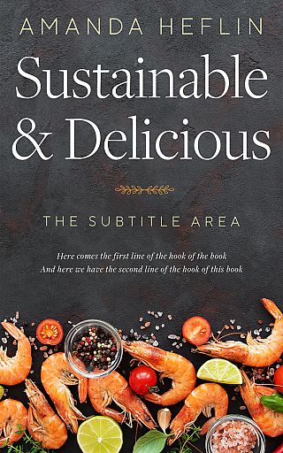 3D mockup of Tundora #10459 - Premade Cookbooks & Food & Wine Book Cover | BookCoverZone