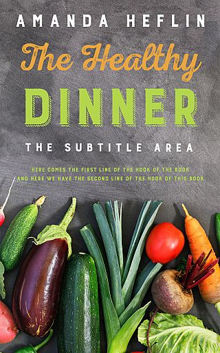3D mockup of Flint #10475 - Premade Cookbooks & Food & Wine Book Cover | BookCoverZone