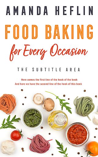3D mockup of White Rock #10500 - Premade Cookbooks & Food & Wine Book Cover | BookCoverZone