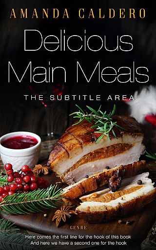 3D mockup of Brandy Rose #10548 - Premade Cookbooks & Food & Wine Book Cover | BookCoverZone