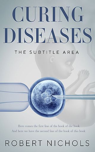 3D mockup of Submarine #10766 - Premade Medical Book Cover | BookCoverZone