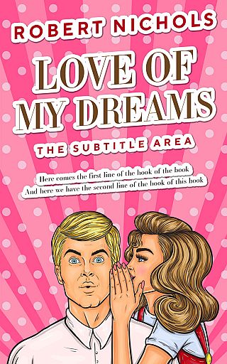3D mockup of Mauvelous #10784 - Premade Chick Lit Book Cover | BookCoverZone