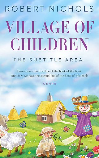 3D mockup of Spindle #10798 - Premade Children Book Cover | BookCoverZone