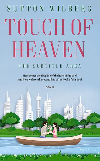 3D mockup of Periwinkle Gray #10861 - Premade Chick Lit Book Cover | BookCoverZone
