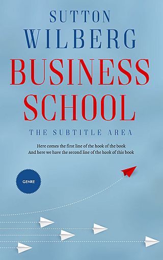3D mockup of Polo Blue #10873 - Premade Business Book Cover | BookCoverZone