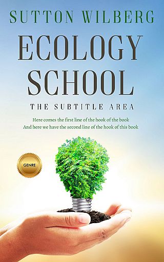 3D mockup of Nebula #10883 - Premade Environment & Ecology Book Cover | BookCoverZone