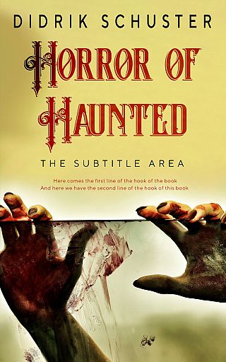 3D mockup of Tacha #10943 - Premade Horror Book Cover | BookCoverZone