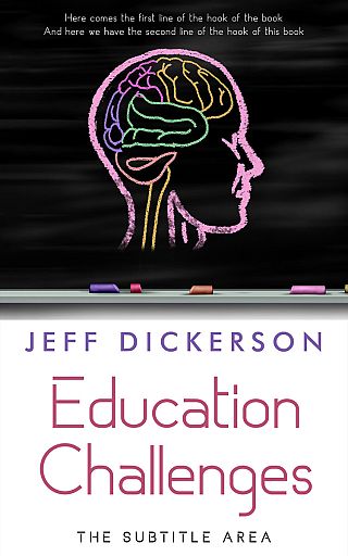 3D mockup of Lily #11200 - Premade Education Book Cover | BookCoverZone