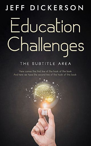 3D mockup of Thunder #11204 - Premade Education Book Cover | BookCoverZone